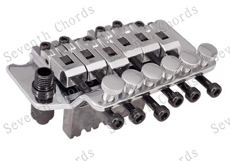 Linkshänder Black Sliver Gold E-Gitarre Brücke Gitarrenzubehör Teile 6-saitige Brücke Musikinstrumente – Detail 13