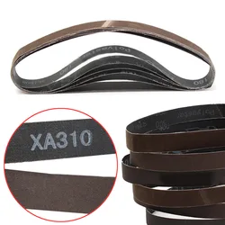 6pcs 1''x30'' 180/240/320/400/600/800Grit Sanding Belts Set Sander Power Tools