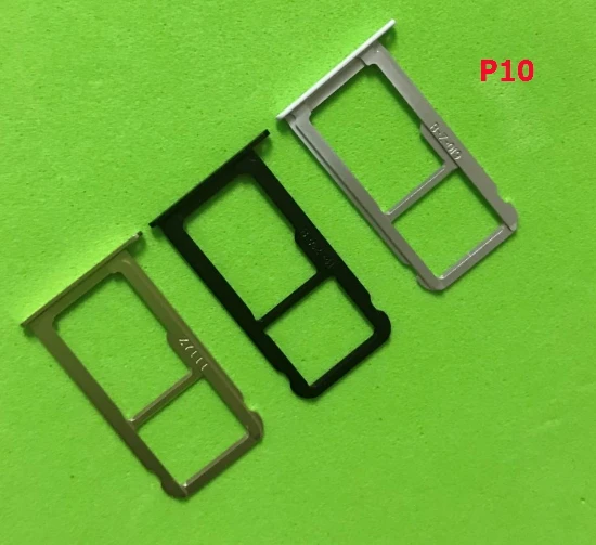 10Pcs Voor Huawei P10 Sim-kaart Sd-kaart Lade Houder Slot Adapter Socket Vervanging Reparatie Onderdelen