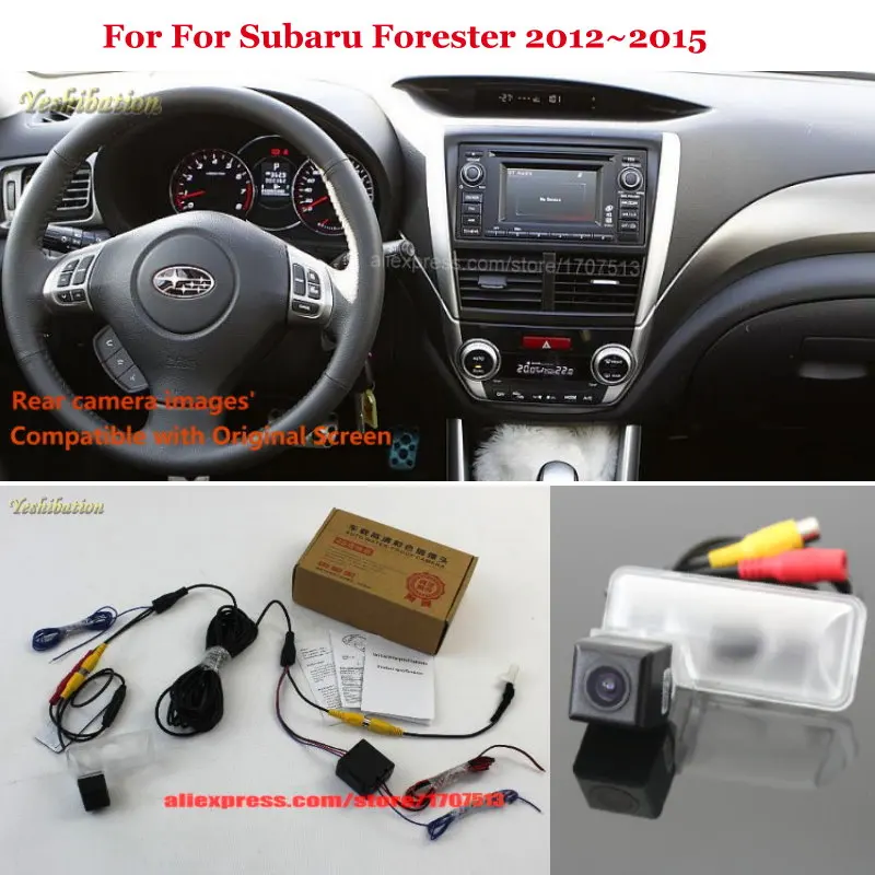 

HD Car Rear View Back Up Reverse Camera Sets Night Vision For Subaru Forester 2012~2015 - RCA & Original Screen Compatible