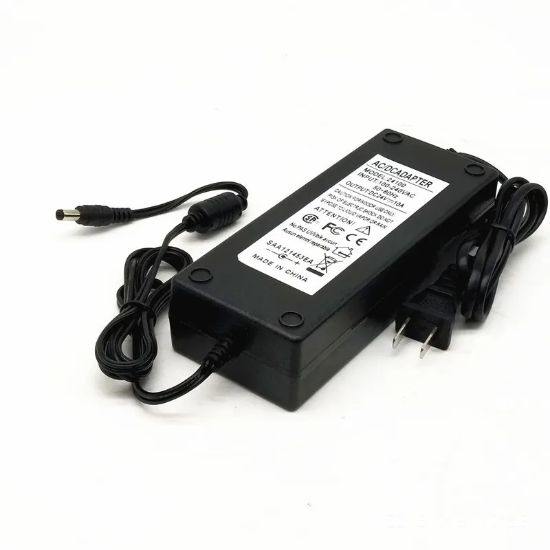 Amplificateur audio stéréo numérique, mise à niveau de l'alimentation électrique, adaptateur d'alimentation de commutation, DC 24V 10a