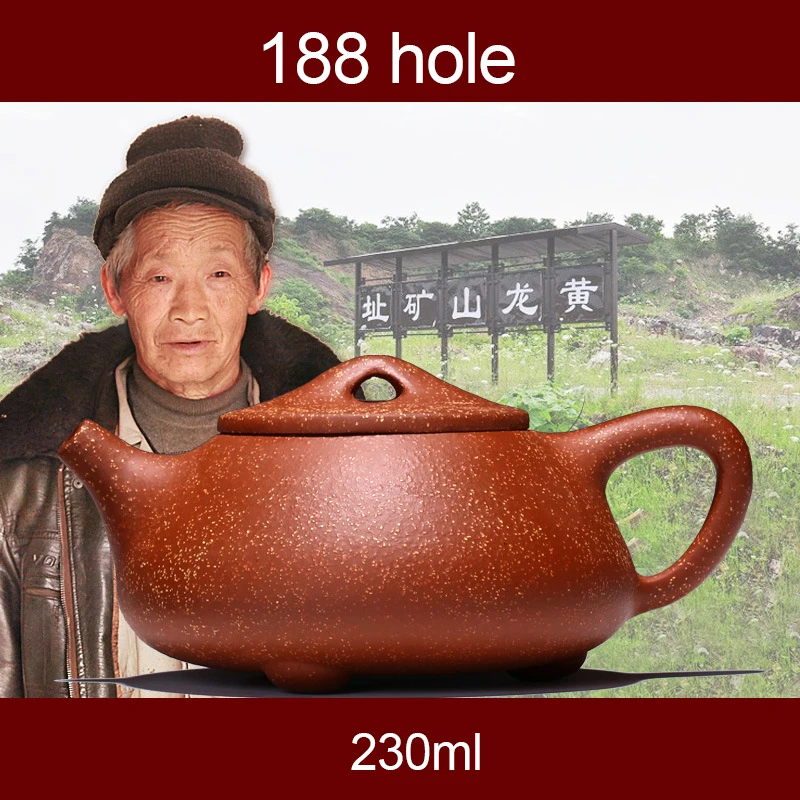 Dragon sand pot teapot  handmade gift custom  Shipiao pot 188 hole