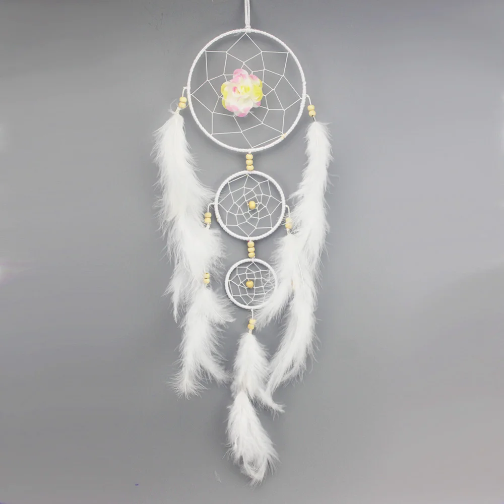 3 color New fashion jewelry Hot  Dreamcatcher Wind Chimes Indian Style feather Pendant Dream Catcher Gift