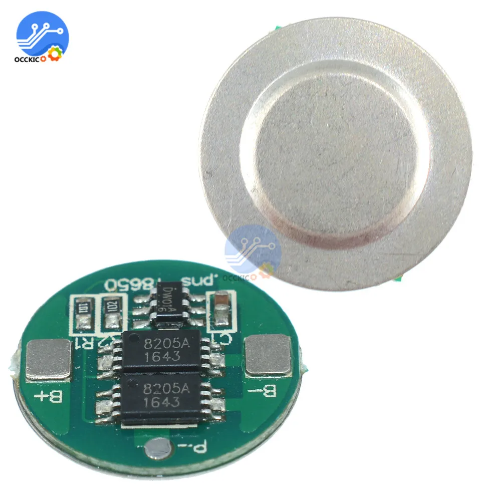 10Pcs 18650 Battery Protection Board BMS Dual MOS Lithium 18650 Battery Power Bank Balancer Charger Protect Module