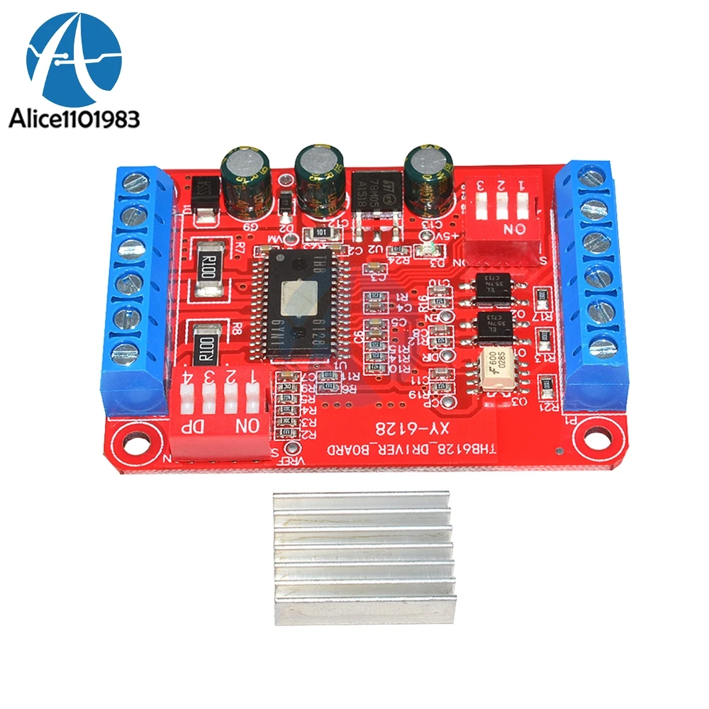 THB6128 Stepper Motor Driver Module DIP Switch Double Full-Bridge MOSFET Driver 2A 36V Automatic Half-Flow Lock