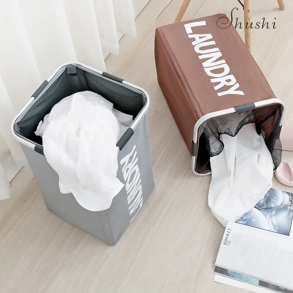 Shushi hotsell laundry bags & baskets  Waterproof Dirty Cloth toys bra storage Basket collapsible anti-dust mesh laundry hamper