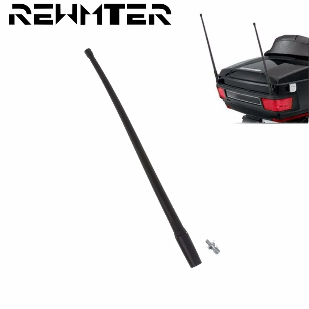 

Motorcycle Resilient AM FM XM 13'' Radio Antenna Masts Accessories Black 1pc For Harley Touring Thru 1989-2019 CVO Electra Glide