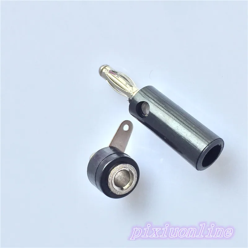 

1set J072Y Male and Female 4mm Banana Plug to Insert Connector Banana Pin DIY Model Parts High Quality On Sale