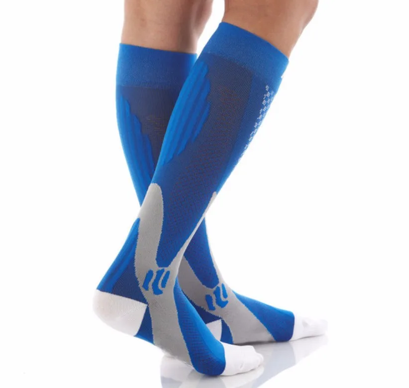 Chaussettes de Compression pour Motocross pour hommes, chaussettes de protection, Anti-Fatigue, pour motocyclette, tout-terrain, ATV, Dirt Bike,