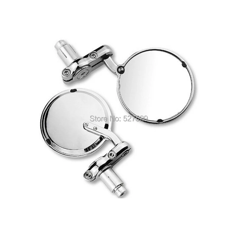 

2PCS Motorcycle BarEnd Mirror Cafe Racer Bobber Dirt Bike ATV For Kawasaki 250R 500R 600R