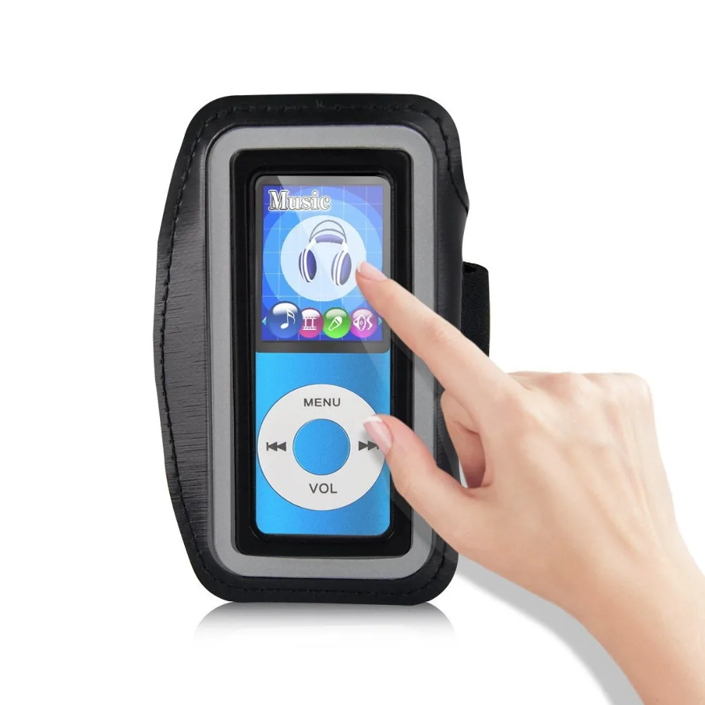 Corsa E Jogging Bracciale Sottile Palestra Sport Cinturino Da Polso Regolabile Leggero Lettore MP3 Armband Sweatproof e La Funzione Respirabile,