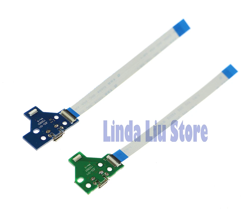 ChengChengDianWan 12-контактный и 14-контактный светодиодный блок питания/зарядки печатной платы с гибким ленточным кабелем для контроллера PS4 4 шт./лот