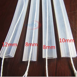 1m Silicon tube IP67 8mm/10mm/12mm for SMD 5050 3528 3014 5630 ws2801 ws2811 ws2812b waterproof led strip light