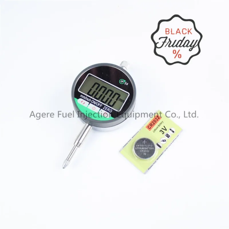 

0.001 mm IP54 Oil-proof Meter Digital Micrometer 12.7 mm/0.5 inch Electronic Digital Display Micrometer with CR2032 Data Output