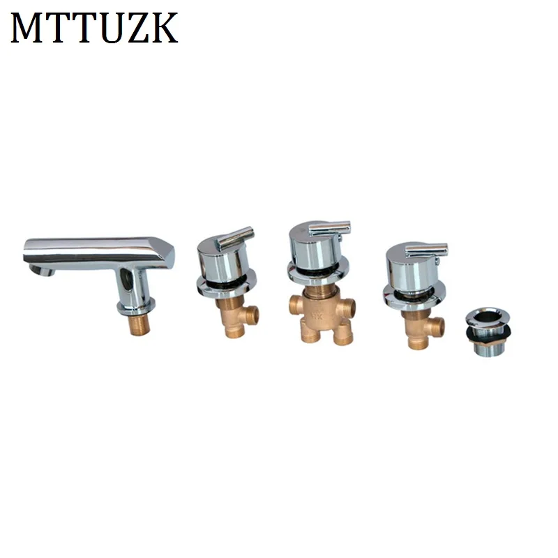 

MTTUZK hot cold water Solid Brass switch valve for Bathtub faucet shower mixer, bathtub set faucets ,Bath faucet control valve