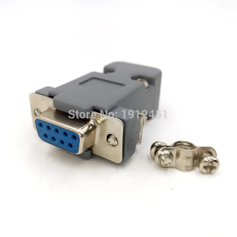DB9 VGA Plug D type connector 9pin port socket adapter female&Male RS232 DP9