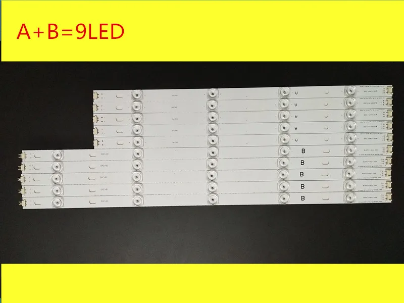 New 10 PCS/set LED backlight strip Replacement for LG 50LB650V Innotek DRT 3.0 50 A B 6916L 1736A 1735A 1978A 1979A LC500DUE