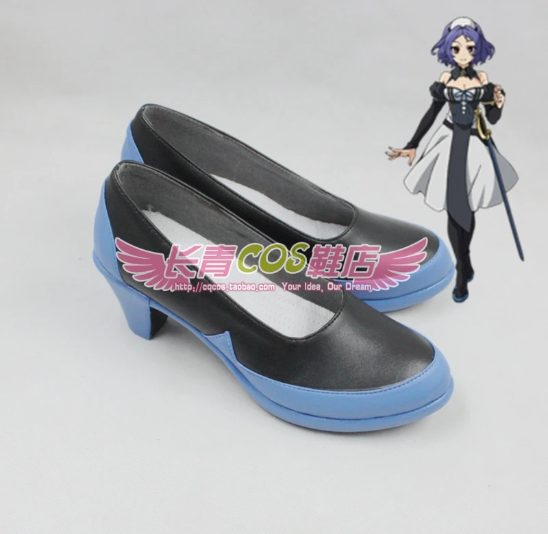 

Seraph of the End Chess Belle Girls Black Cosplay Shoes Boots C006