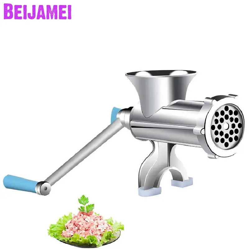 

Beijamei home meat mincer hand sausage maker multifunctional meat grinder grinding machine for sale