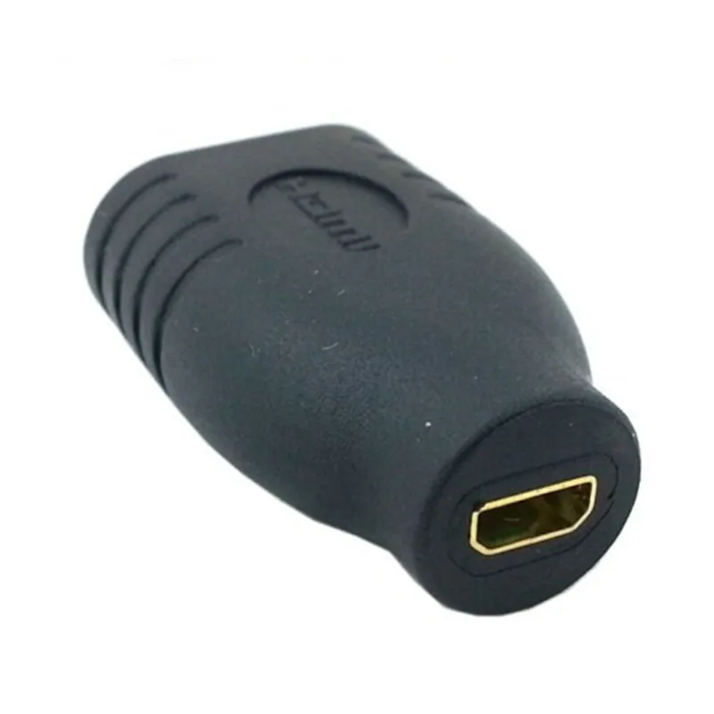 محول مايكرو هد متوافق أنثى إلى هد أنثى 1.4 فولت ثلاثية الأبعاد نوع D/نوع A F/F محول