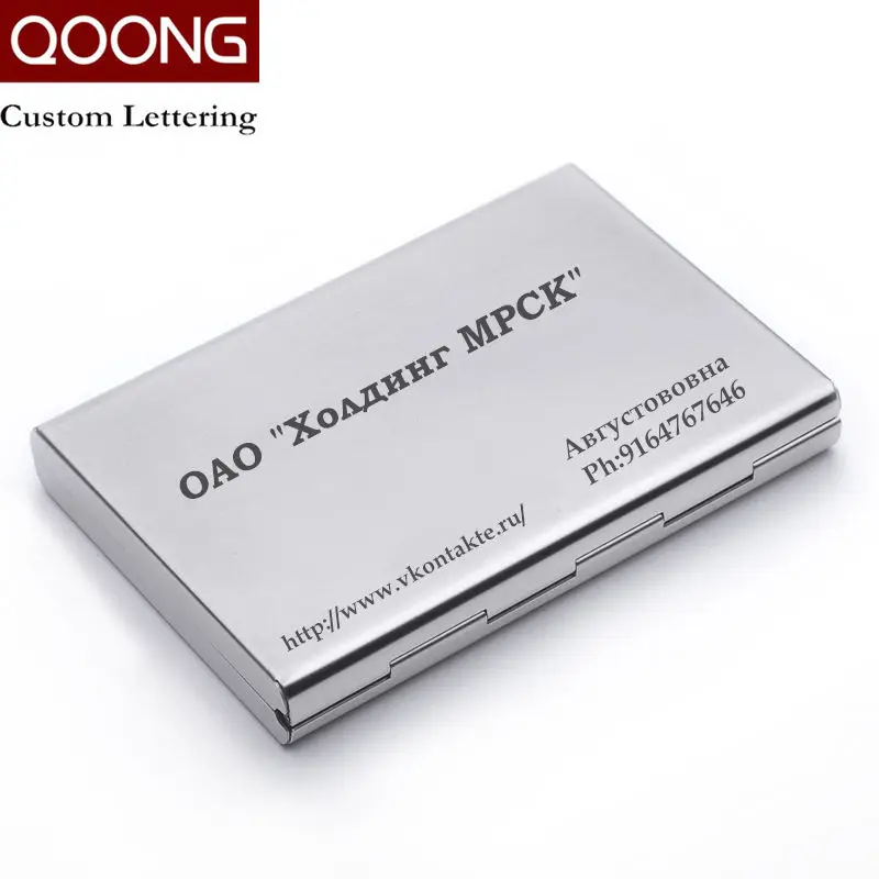 Stainless Steel RFID Blocking Credit Card Holder Wallet ID Card Case Protect Your Bank Debit, ID Cards Metal Travel Card Wallet