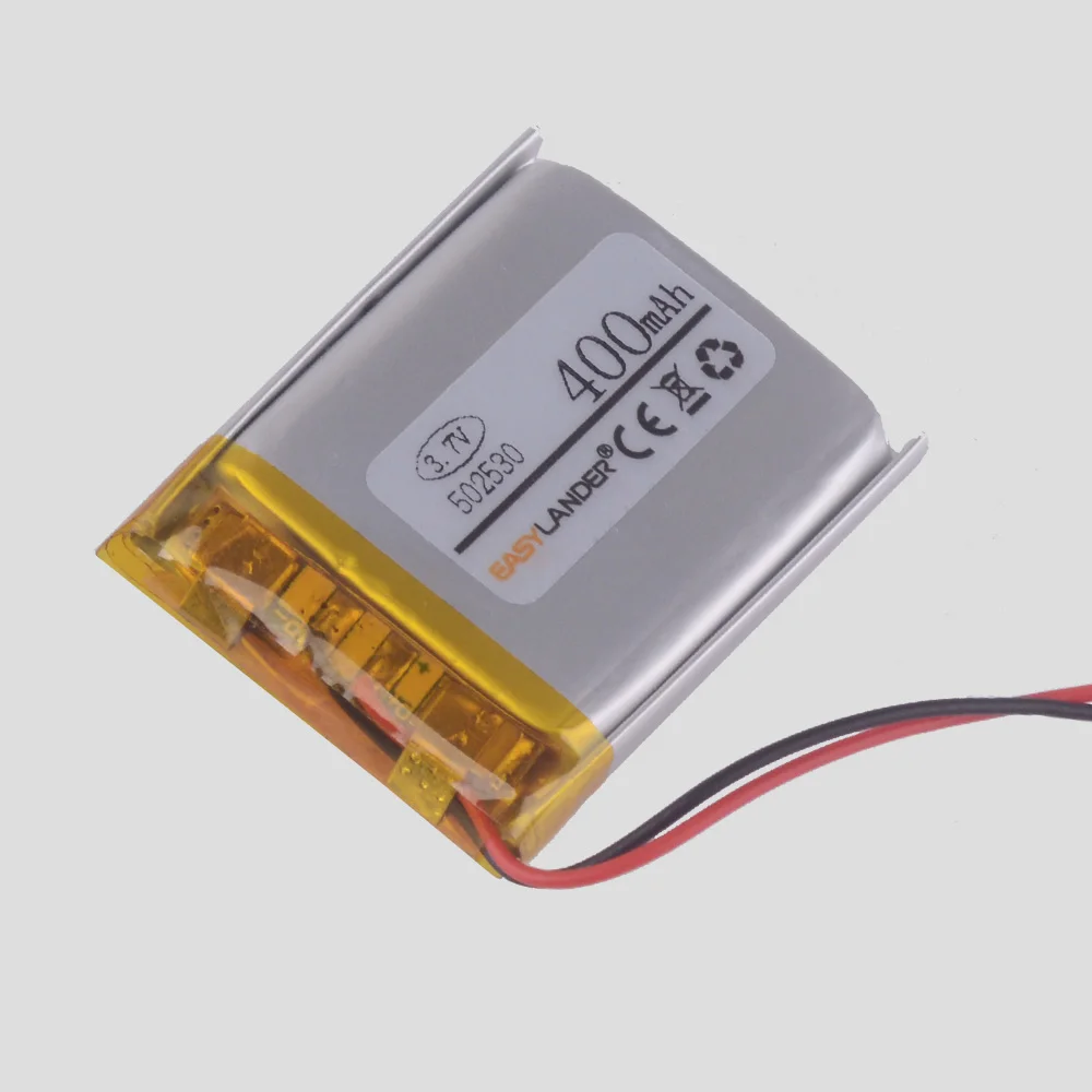 3.7V 502530 400 mah lithium-ion polymer battery earphone video recorder Krasnodar