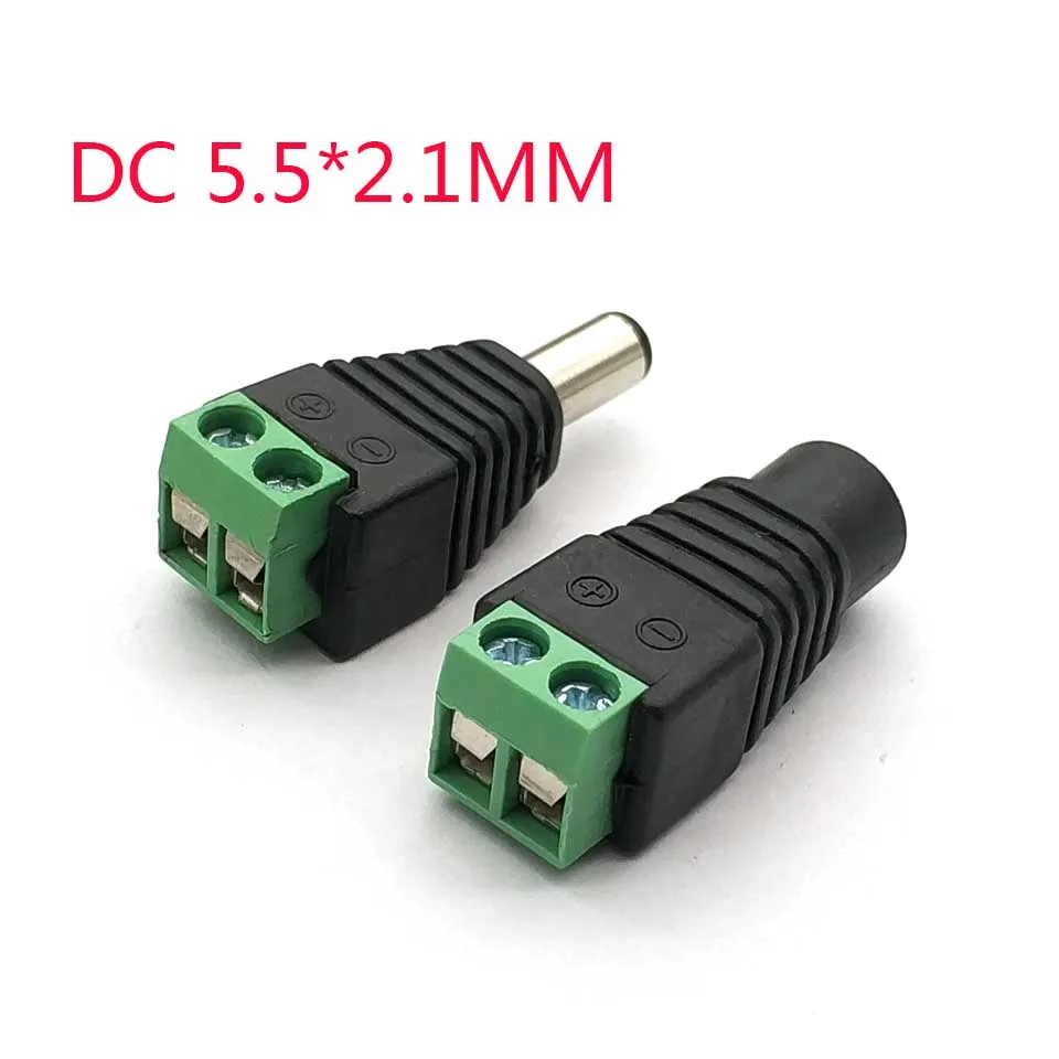 2.1 X 5.5 5.5*2.1mm DC Power Female Plug Jack Adapter Connector Plug