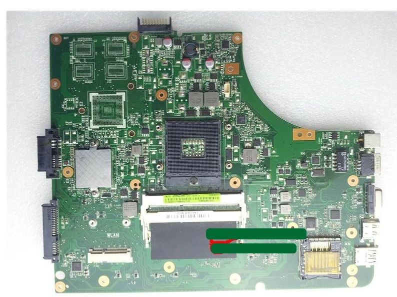 

K55VD with intergrated VGA connect board connect with motherboard tested by system lap connect board