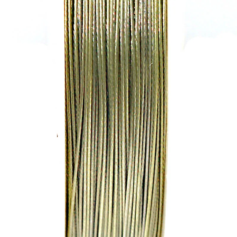 High quality stainless steel wire,0.6mm tigertail beading wire,thread cord,coated with plastic protective film wire