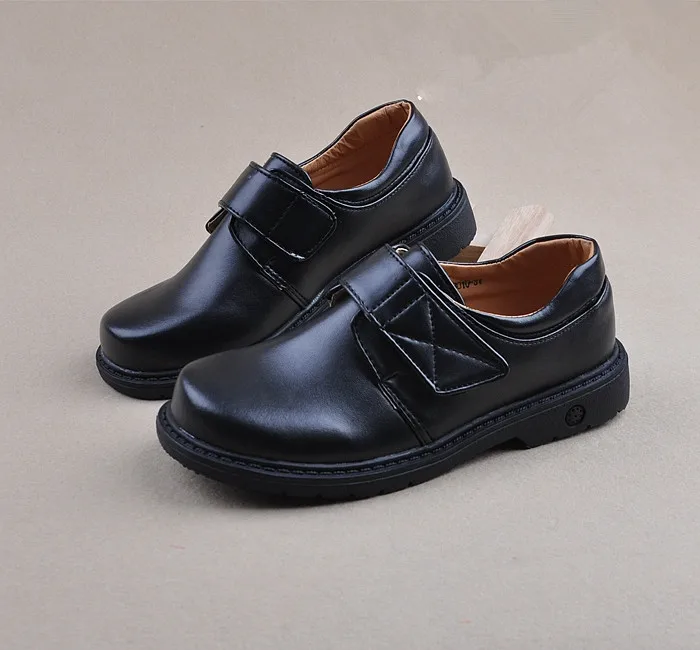 Children Boys Leather Shoes Student Glowing Shoes Kids Baby Classic Performance Uniform Shoes School Fashion Shoe