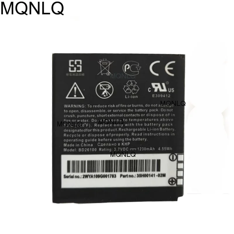 BD26100 Batteries For HTC HD Desire A9191 G10 7 Surround T8788 Inspire 4G A9192 T8788 T9188 T9199 Battery MQNLQ