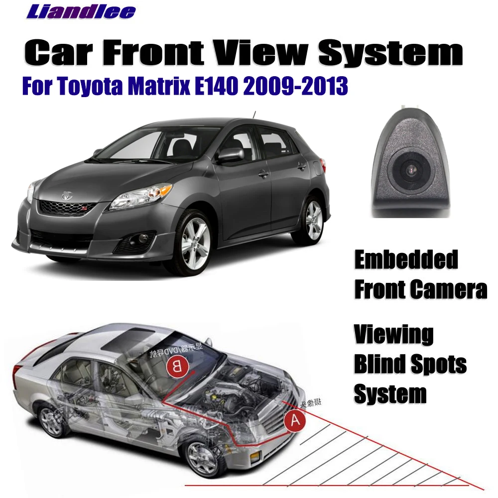 Car Front View LOGO Camera For Toyota Matrix XRS E140 2003 2005 2007 2009-2020 2010 2019 Not Reverse CAM Full HD CCD Accessories