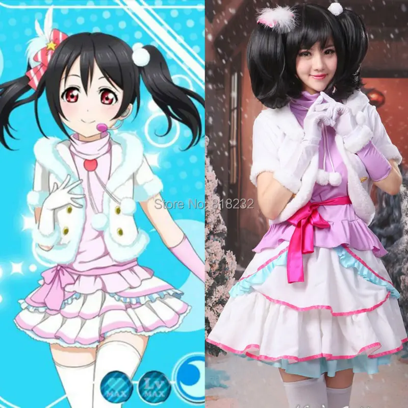 Love Live Snow Halation Nico Yazawa top Vest Dress Uniform Outfit Anime personalizza i costumi Cosplay