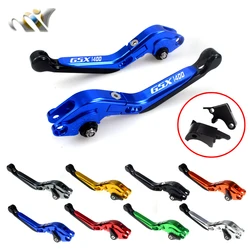 GSX1400 Logo Motorcycle Accessories Adjustable Folding Extendable Brake Clutch Levers Set For SUZUKI GSX1400 GSX 1400 2001-2007