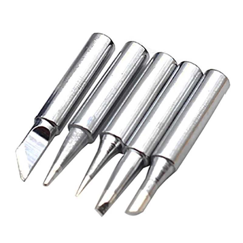 900M-T Soldering Iron Tips Set  For Hakko 936 907 8586 936D 933 376  913 951 898D 852D+ Solder Rework Repair Tools 5pcs/lot