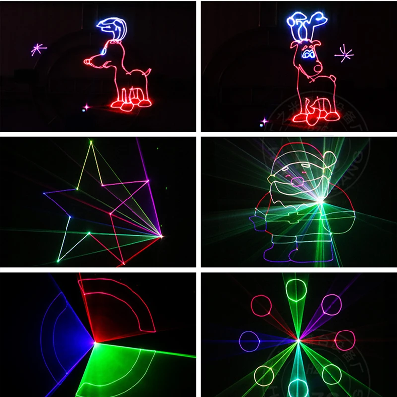 Chims 500mW RGB Laser Small SD Card Program DMX Animation Projector Stage Lighting PRO DJ Show Scanner Light SD-RGB500