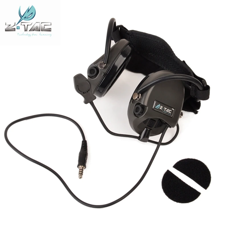 Z-Tactical Z-TAC Airsoft TCI Liberator II Neckband Headset Military zSordin Noise Canceling Hunting Headphones Softair