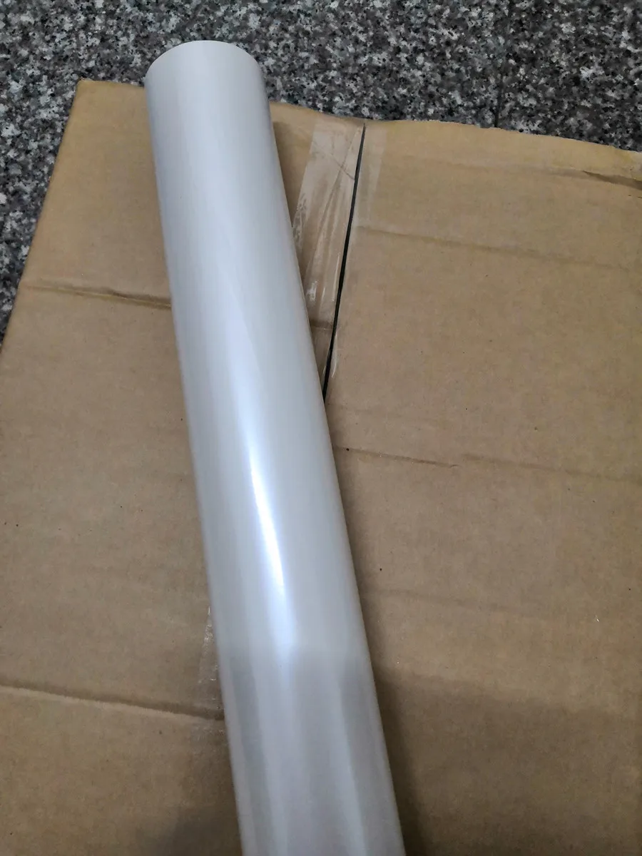 Hot stamping foil pearl foil white color hot press on paper or plastic 21cm x 120m or 64cm x 120m