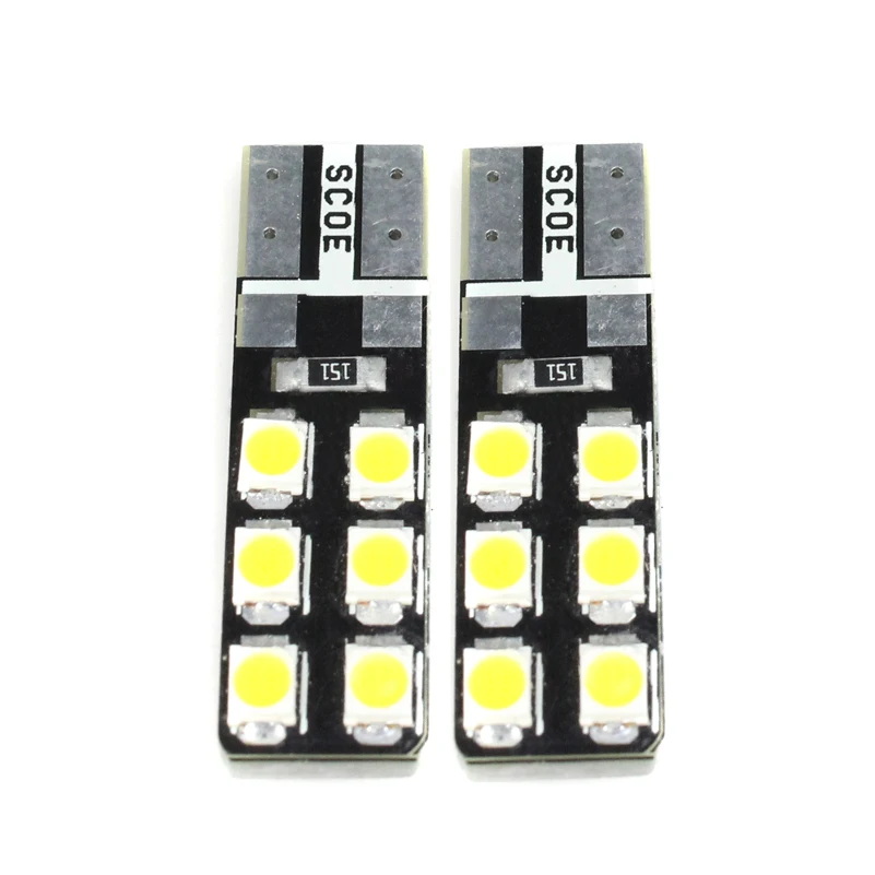 Dla Citroen C3 Pluriel dla C3 Picasso SCOE nowy 2X 12SMD LED żarówka przednie światła parkingowe przednie światło obrysowe boczne źródło Car Styling