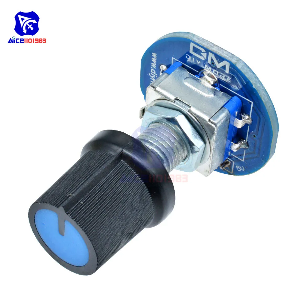 Rotary Encoder Module 5V Brick Sensor Development Round Audio Rotating Potentiometer Knob Cap for Arduino