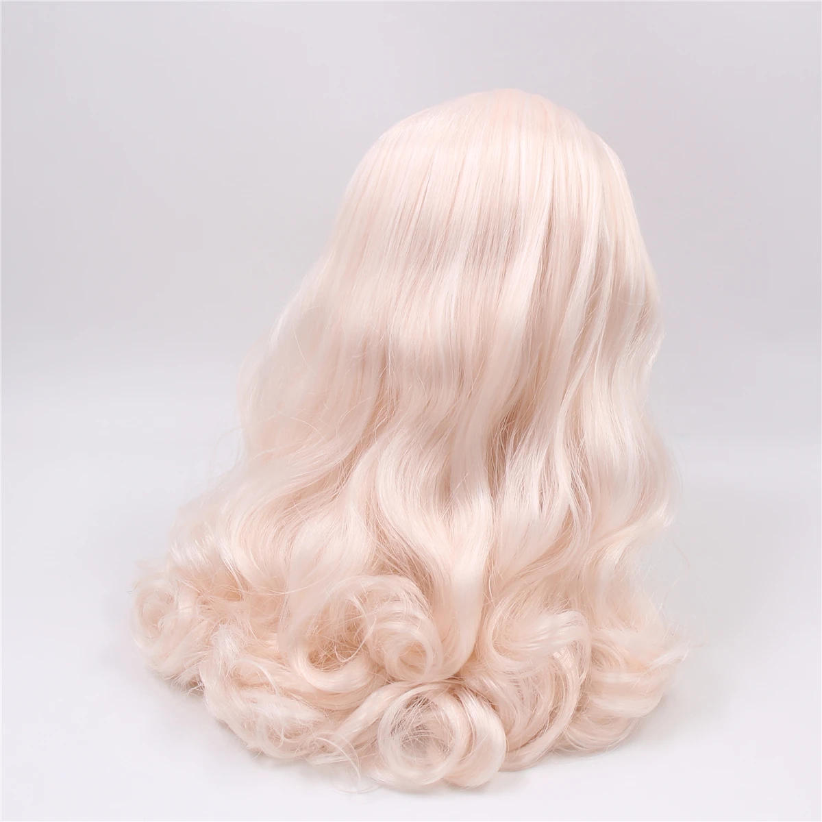 DBS blyth doll icy rbl scalp and dome only mix hair for DIY custom doll anime toy pale pink hair