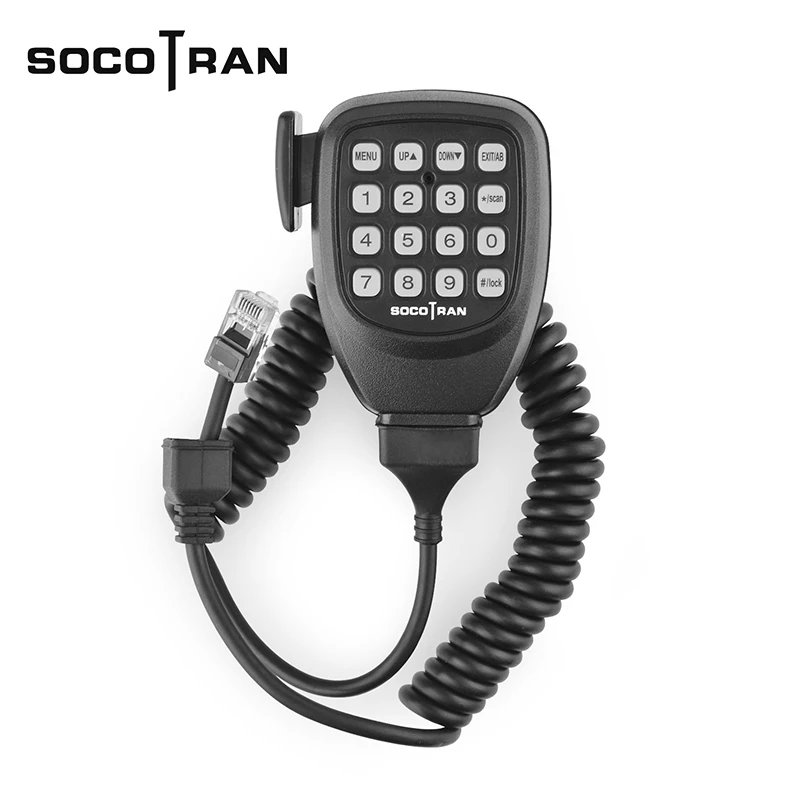 SOCOTRAN Mobile Radio ST-980PLUS Remote Speaker Microphone with 8 pin Crystal Head walkie talkie external speaker