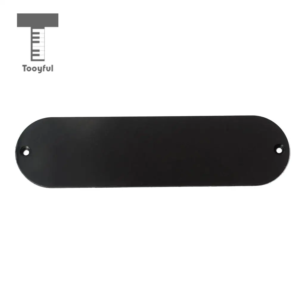 Tooyful Black Plastic Electric Guitar Control Plate for Telecaster Tele Guitar String Musical Instrument Accessory