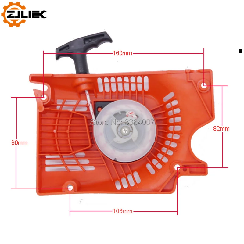 52cc Chainsaw single Starter fit for 45cc 52cc 58cc Chain Saw starter 4500 5200 5800 replacement parts chainsaw starter rewind