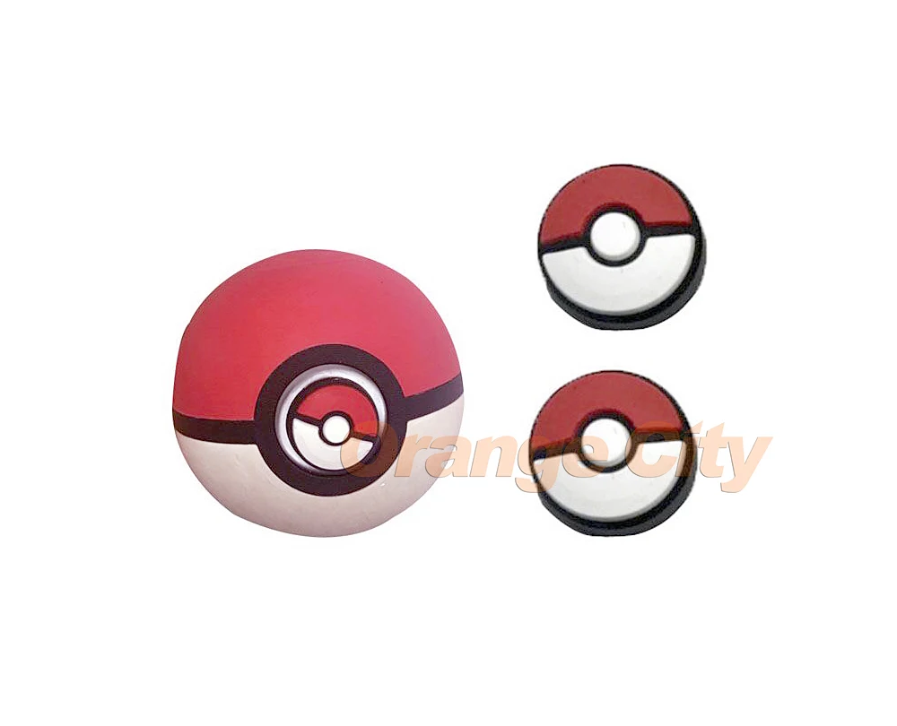 200pcs For Poke Ball Cap Skin Silicone Analog Thumb Stick Grips Caps for Nintend Switch NS poke ball Sticks Cap Cover