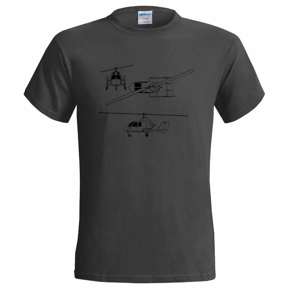 Men'S Lastest 2019 Simple Style Gba Groen Hawk 4 Gyroplane Blueprint Mens T Shirt Aircraft Autogyro T Shirt Order