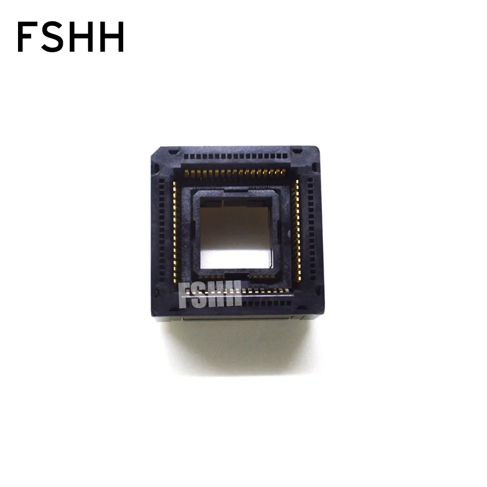 IC120-0684-304 Burn-In ซ็อกเก็ตทดสอบ PLCC68 1.27 มม.ถึง SIP 2.54 มม.โปรแกรมเมอร์อะแดปเตอร์ 1.27mm PITCH