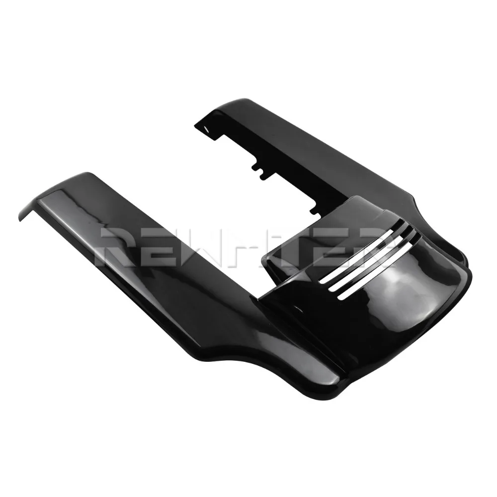 Przedłużenie błotnika tylnego motocykla 5'' w kolorze czarnym, wykonane z tworzywa ABS, do Harley Touring Street Road Glide Road King 2014-20 — zdjęcie 3