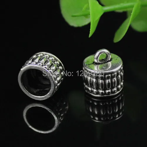 Onebeading Fit 8mm Cord Crimp End Caps Buckle Tips For Necklace Bracelet Ropes Cords DIY Accessories Approx 11x12mm 20pcs K00518