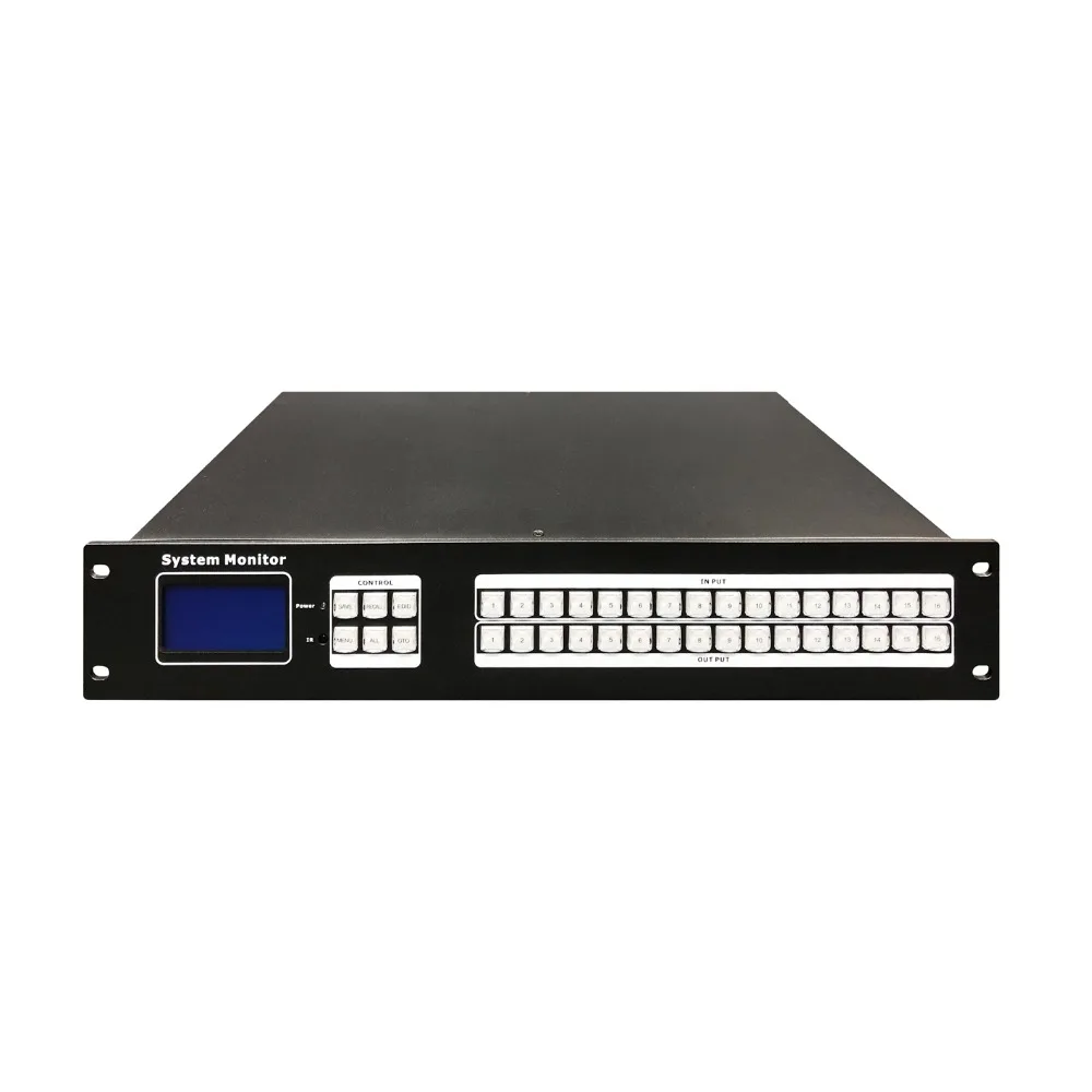 O interruptor da matriz de isevy 16x16 hdmi com hdmi 16 em 16 para fora os canais completos apoiam 4kx2k @ 30 hz, 1080p3d @ 60 hz, hdcp 1.4, azul-ray, edid